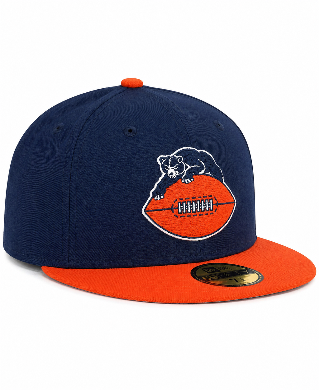 Chicago Bears Historic 2 Tone Navy/Orange New Era 59FIFTY Fitted Hat