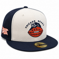 Chicago Bears New Era Stone/Navy Traditions 1946 World Champions 59FIFTY Fitted Hat