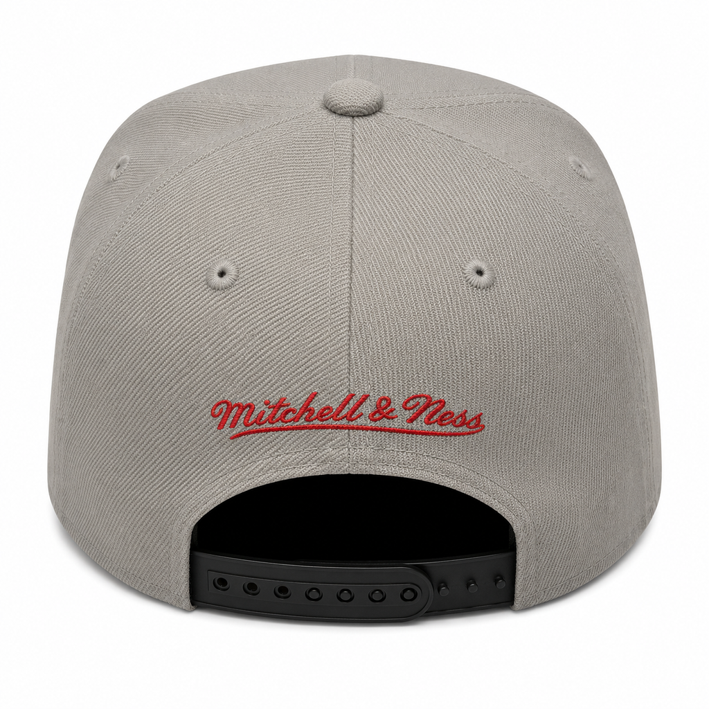 Men's Miami Heat NBA Cool Gray 3 Mitchell & Ness Snapback Hat