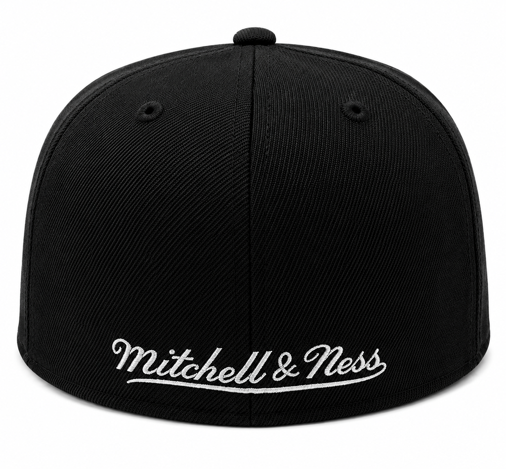 Men's Mitchell & Ness Gray/Black Orlando Magic Hardwood Classics Reload 2.0 Fitted Hat