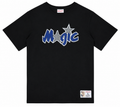 Men's Orlando Magic NBA Legendary Slub Black Tee By Mitchell And Ness