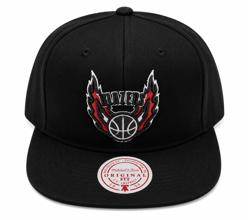 Men's Portland Trail Blazers Core Basic Black Mitchell & Ness Snapback Hat