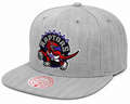 Toronto Raptors HWC Gray Heather 2.0 Mitchell & Ness Snapback Hat