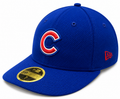 Chicago Cubs Beveled Team Low Profile Blue 59FIFTY Fitted Cap By New Era