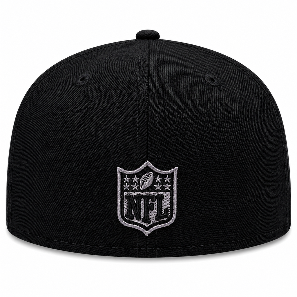 Chicago Bears "B" Logo Black/Graphite 1985 Super Bowl Champions Side Patch New Era 59FIFTY Fitted Hat