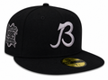 Chicago Bears "B" Logo Black/Graphite 1985 Super Bowl Champions Side Patch New Era 59FIFTY Fitted Hat