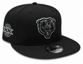 Chicago Bears New Era Super Bowl XX Champions Side Patch Black And Graphite 9FIFTY Snapback Hat