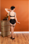 Glamour Cuban Heel Stockings Champagne/Latte H2073