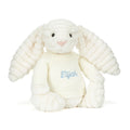 Bashful Luxe Bunny Nimbus with Personalised Cream Jumper