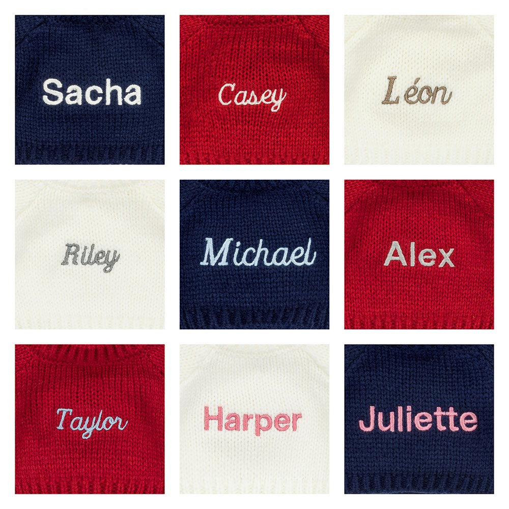 Bashful Sorrel Bunny with Personalised Red Jumper