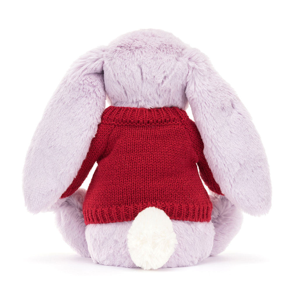 Blossom Jasmine Bunny with Personalised Red Jumper