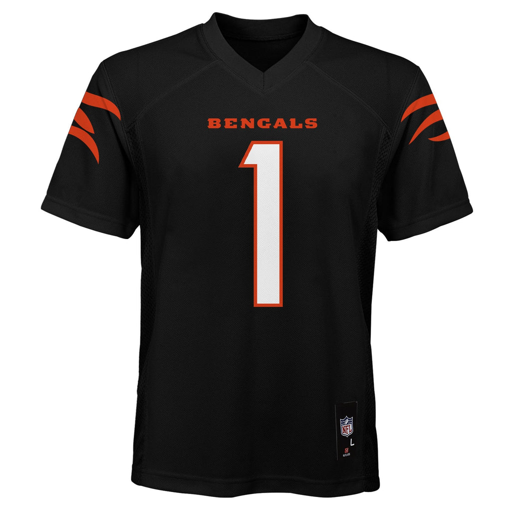 Ja'Marr Chase Cincinnati Bengals Youth Mid Tier Player Jersey - Black