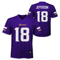 Youth Justin Jefferson Minnesota Vikings Purple Replica Mid Tier Player Jersey