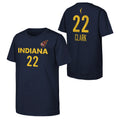 Youth Caitlin Clark Indiana Fever WNBA Navy Player Name And Number T-Shirt