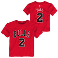 Child Lonzo Ball Chicago Bulls Name And Number Tee