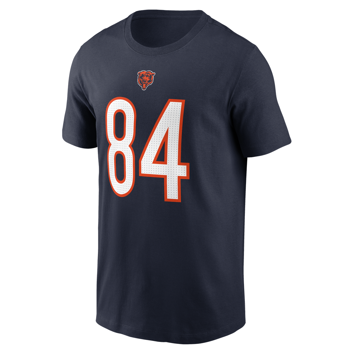Men's Nike Colston Loveland Navy Chicago Bears Name & Number T-Shirt
