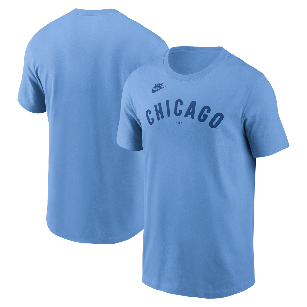 Men's Chicago Cubs Nike Cooperstown 78 Valor Blue T-Shirt