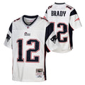 Youth New England Patriots Tom Brady Mitchell & Ness Navy Retired Player Vintage Replica Jersey