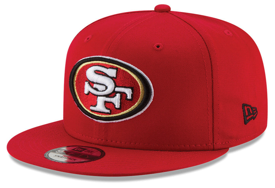 Men's San Francisco 49ers New Era Scarlet Basic 59FIFTY Fitted Hat