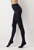 All Colors Cotton Opaque Tights - Blue 11