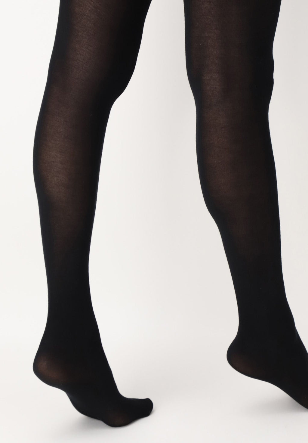 Modal and Cashmere Opaque Tights Cheryl - Black