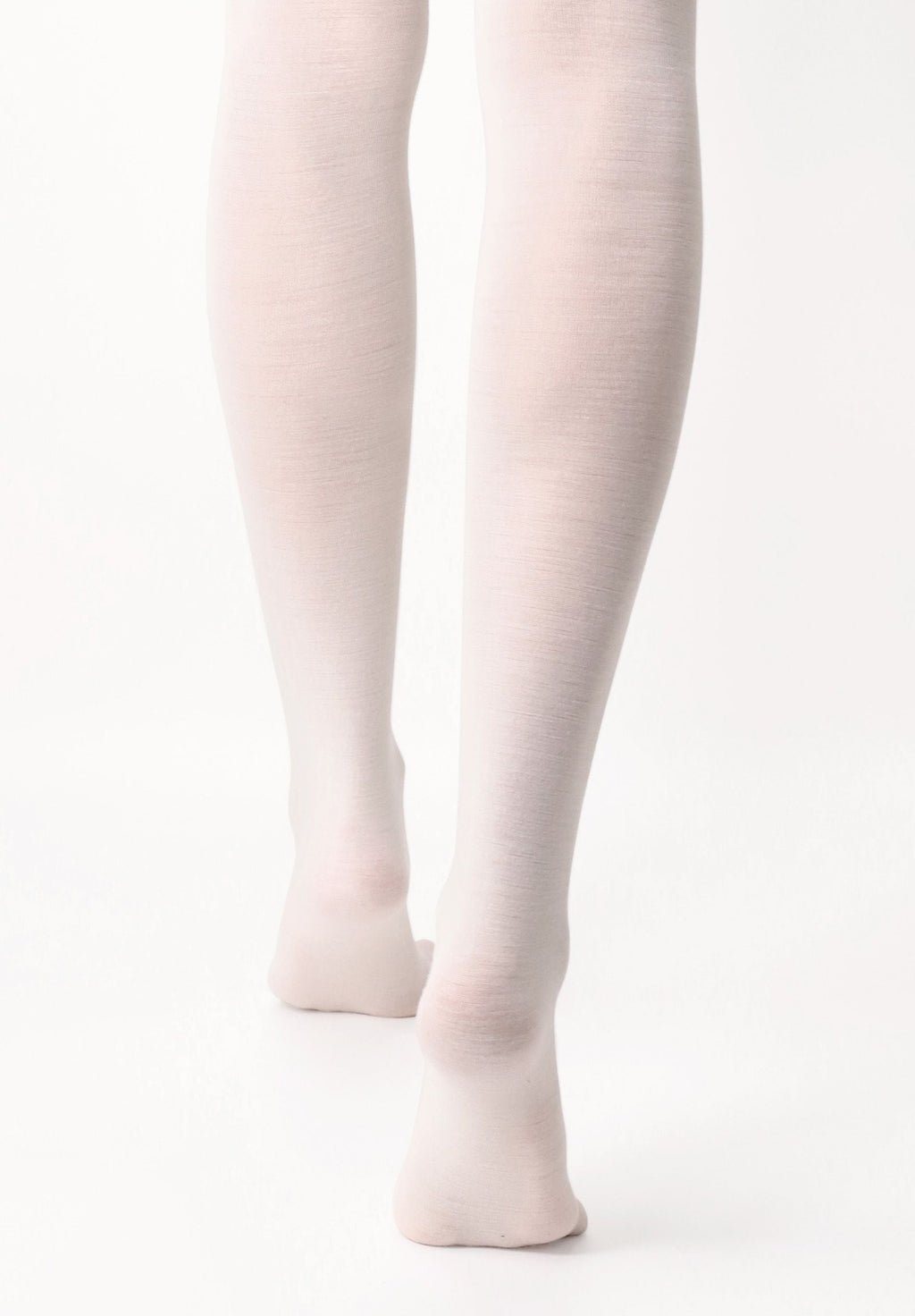 Superwash Wool Opaque Tights Nives - Wool White
