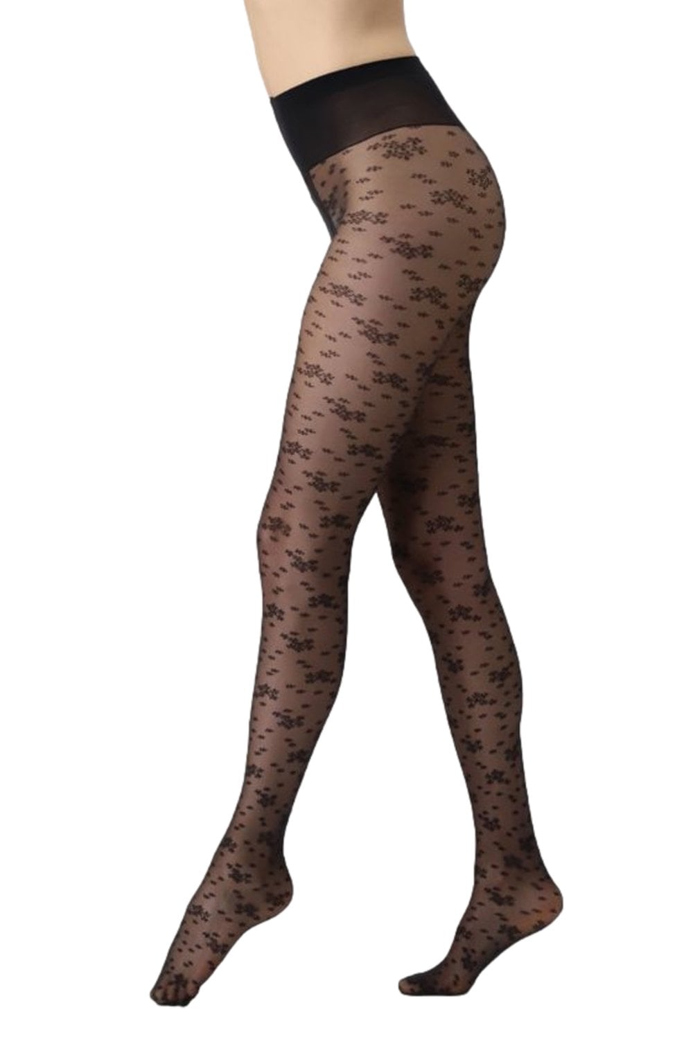 Blossom Patterned Tights