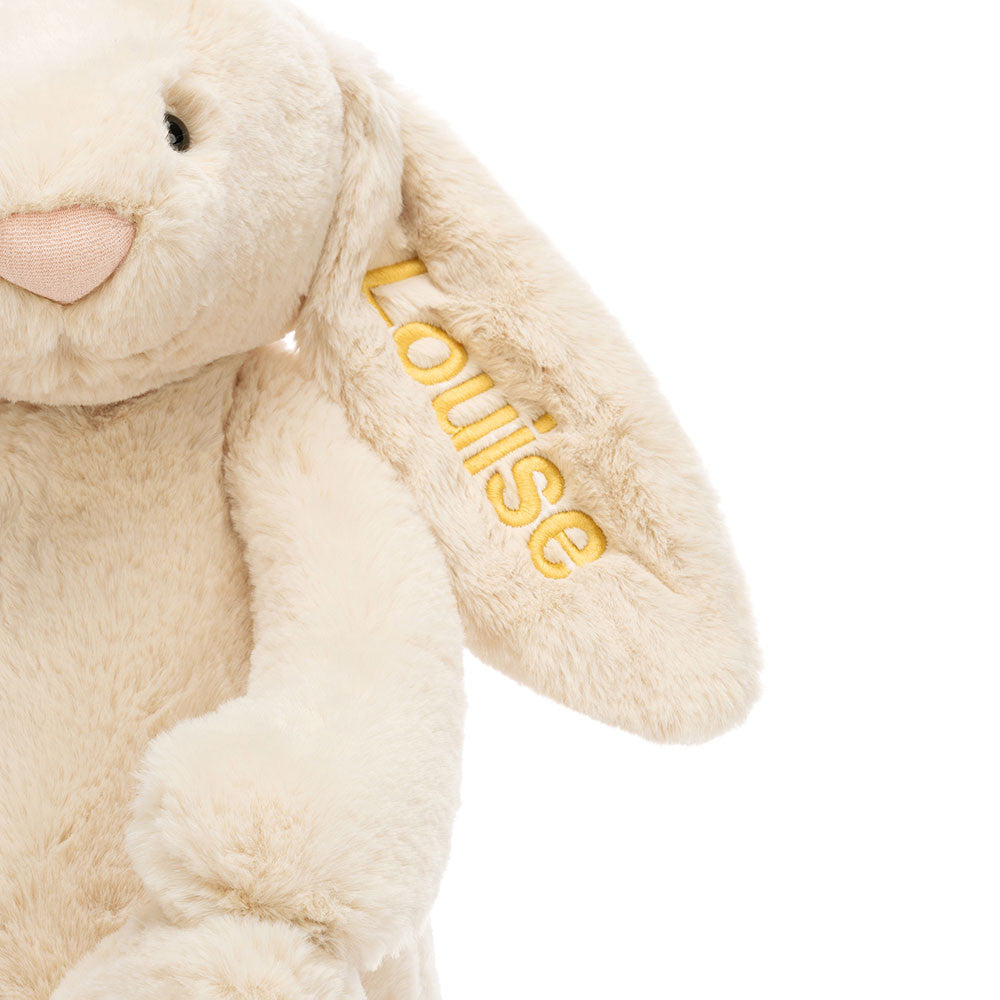 Personalised Bashful Luxe Bunny Willow Huge