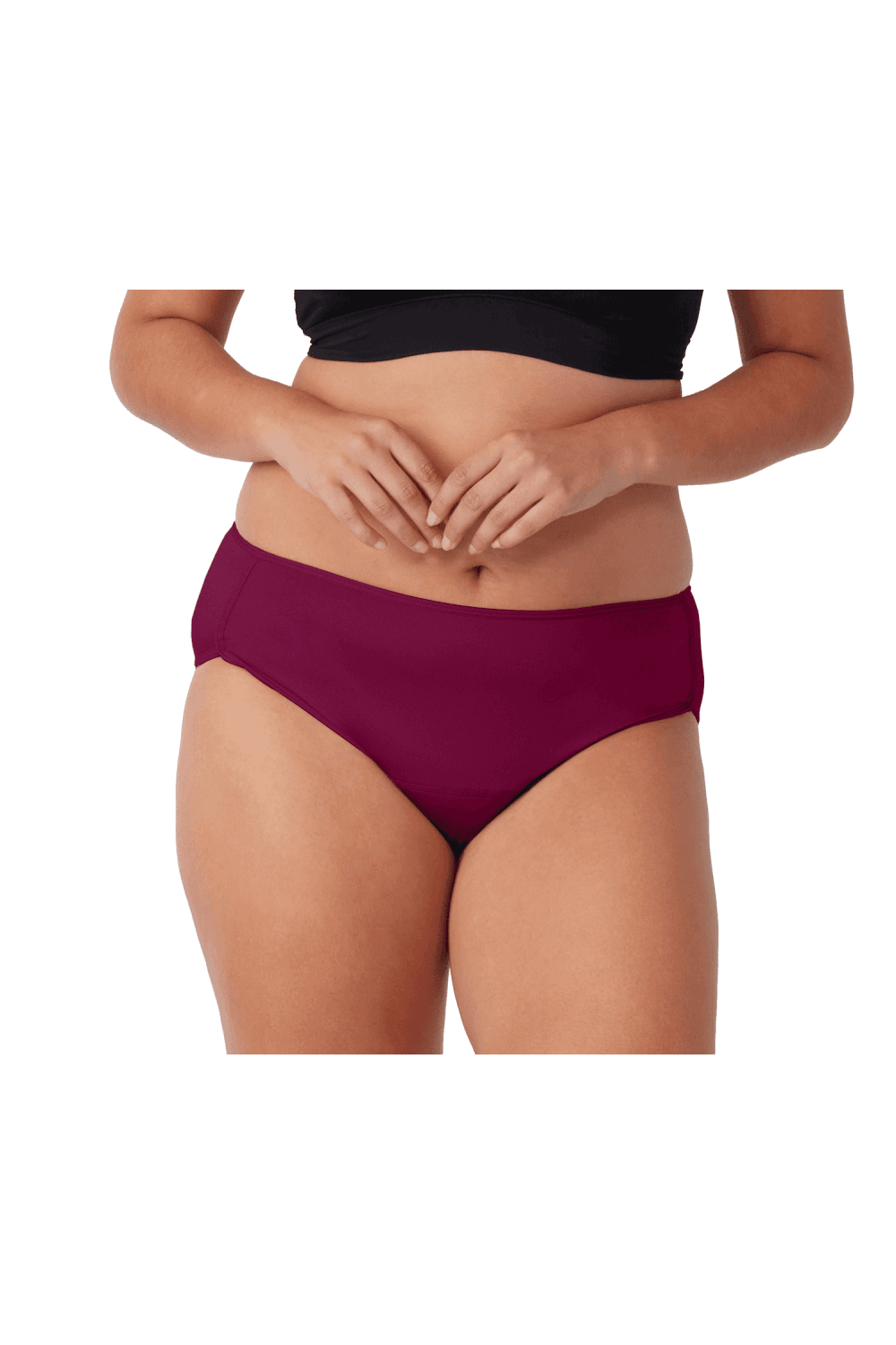 Period Midi Brief Plum (1pcs)