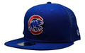 Chicago Cubs New Era Blue 9FIFTY Mesh Trucker Snapback Hat