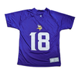 Youth Justin Jefferson Minnesota Vikings Purple Performance Jersey Tee