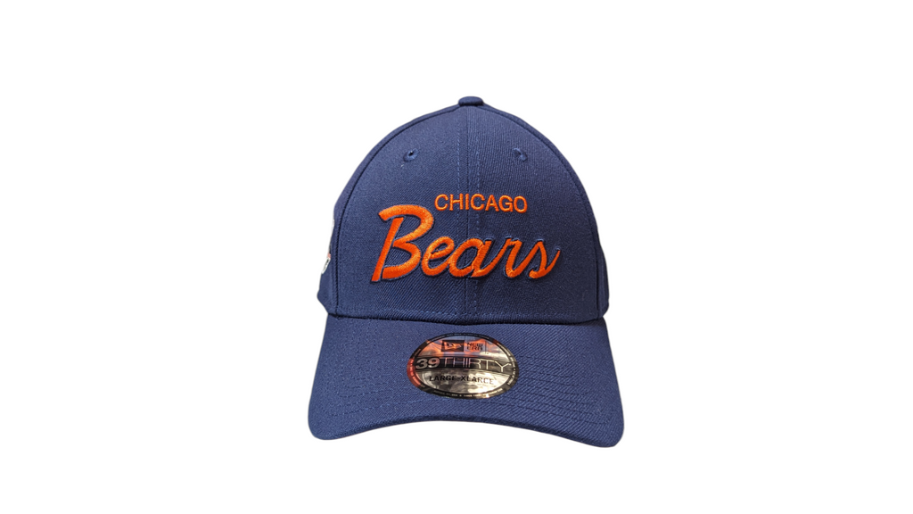 Chicago Bears New Era Super Bowl XX Griswold Navy 39THIRTY Flex Hat
