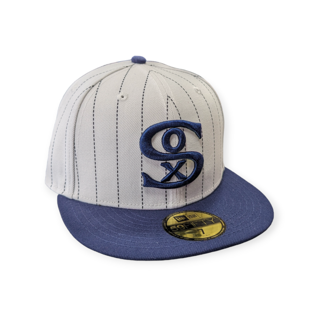 Chicago White Sox 1917 New Era Cooperstown Classics White/Navy 59FIFTY Fitted Hat