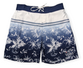 Men's Chicago White Sox Cooperstown Collection Hawaiian Print Navy Swim Trunks