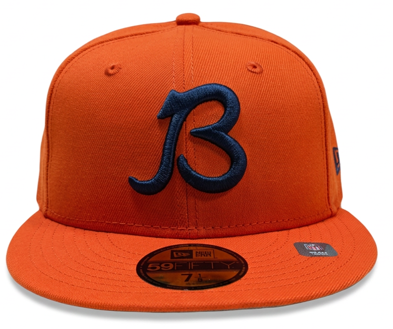 Chicago Bears "B" Logo Orange Traditions New Era 59FIFTY Fitted Hat