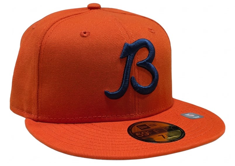 Chicago Bears "B" Logo Orange Traditions New Era 59FIFTY Fitted Hat