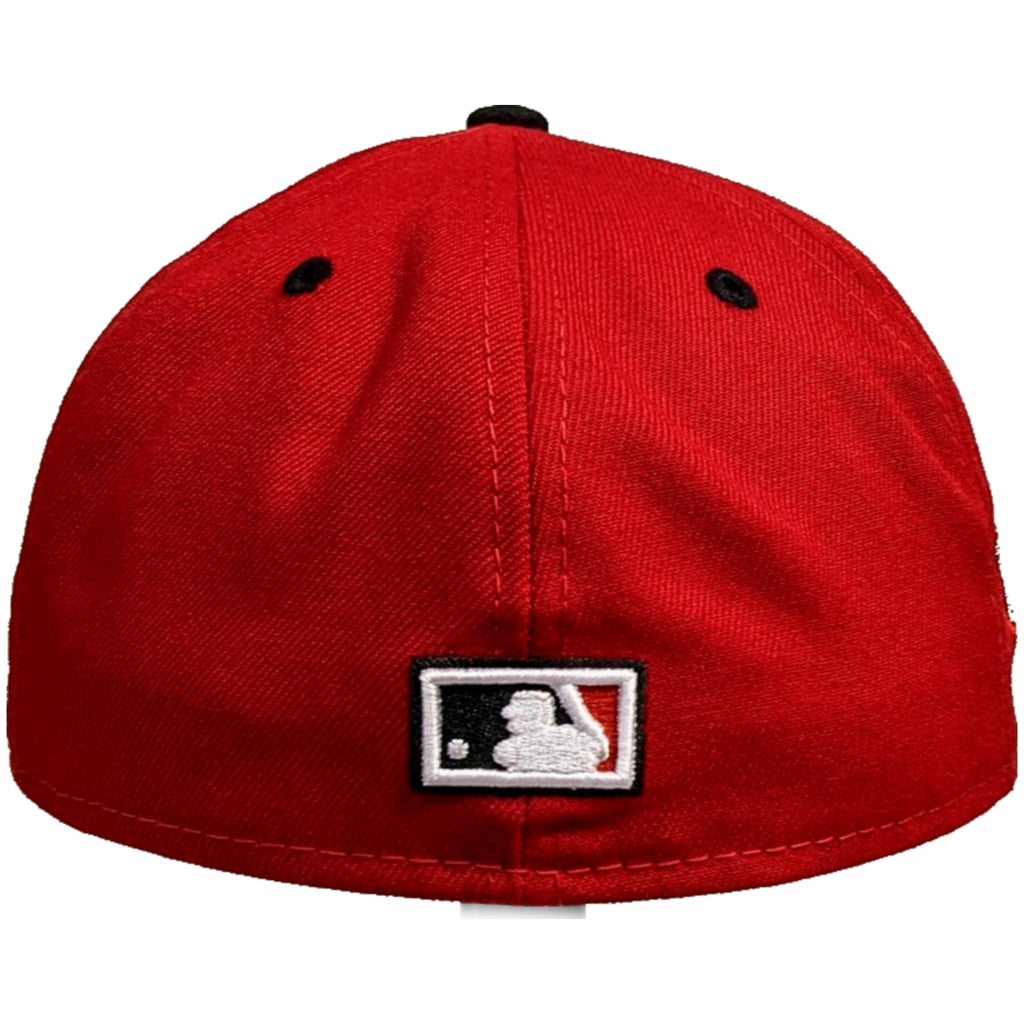 Men's Chicago White Sox New Era 2005 World Series Side Patch 2 Tone Red and Black 59FIFTY Fitted Hat