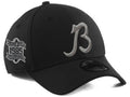 Men's Chicago Bears New Era "B" Black/Graphite 1985 Champions 39THIRTY Flex Hat