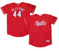 Youth Cincinnati Reds Elly De La Cruz MLB Red Alternate Screen Print Replica Jersey
