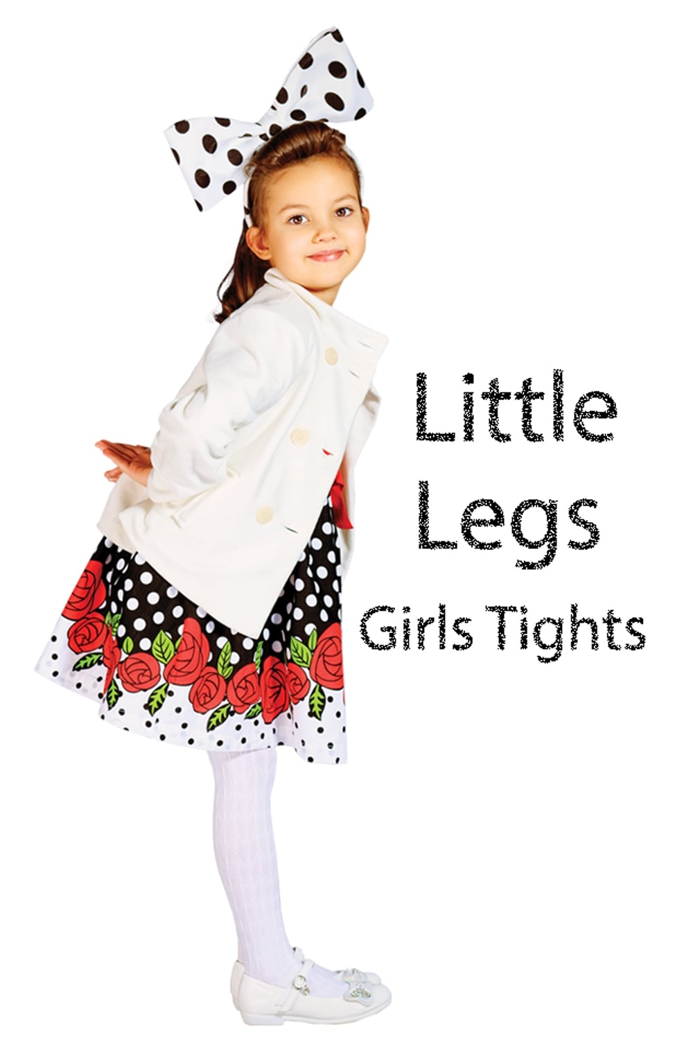 40 Denier Girls Opaque Tights 2PP