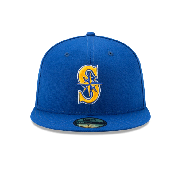 Men's Seattle Mariners New Era Royal Game Authentic Collection Alternate 2 On-Field 59FIFTY Fitted Hat