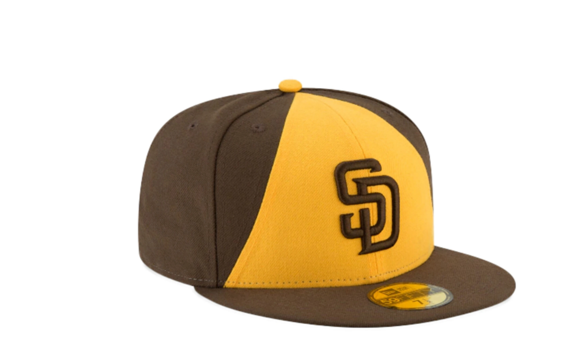 Men's San Diego Padres New Era Brown Alternate 2 Authentic Collection On-Field 59FIFTY Fitted Hat
