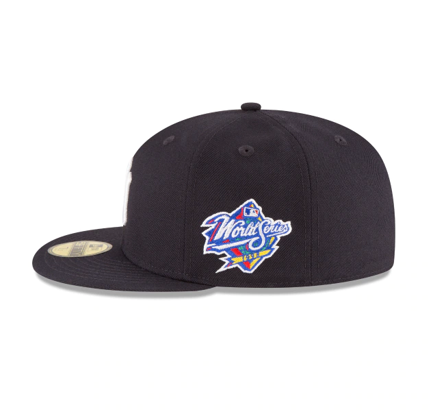 New York Yankees New Era 1998 World Series Wool 59FIFTY Fitted Hat - Navy
