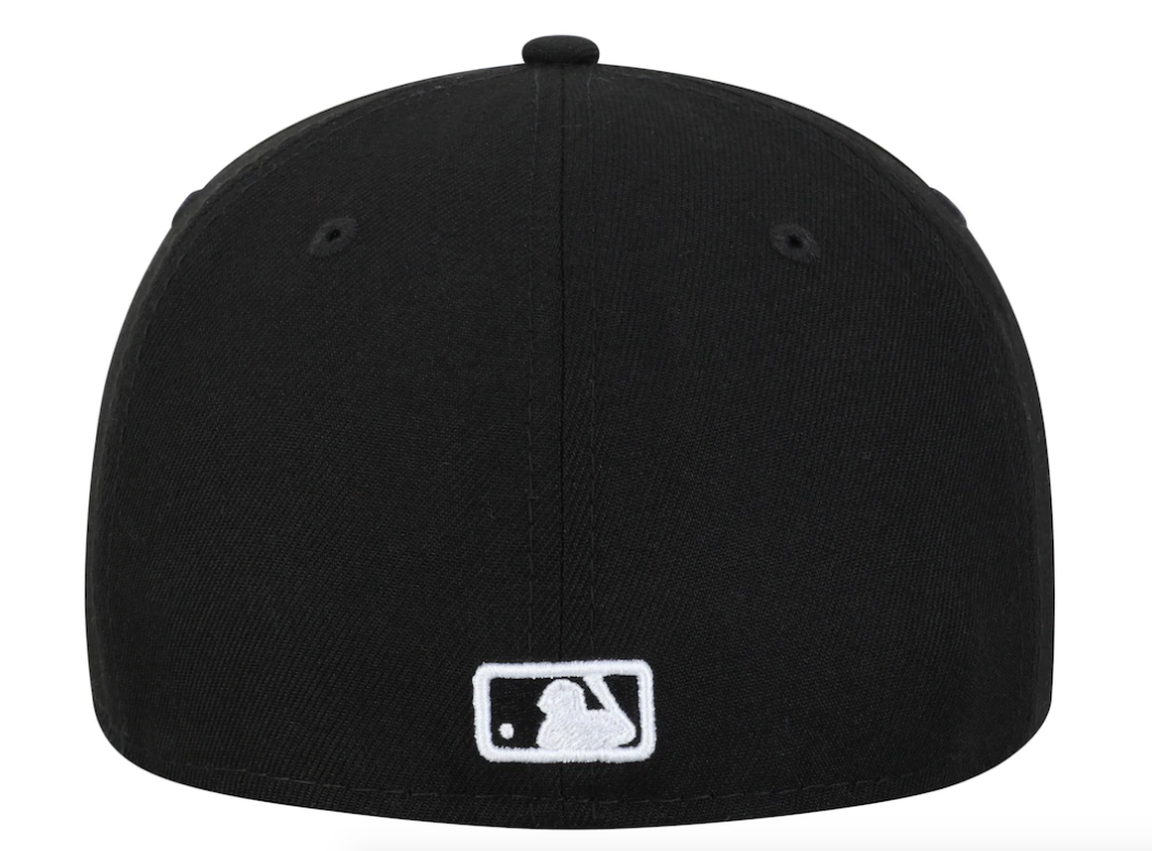 Men's New Era Chicago White Sox B-Dub 59Fifty Black Fitted Hat