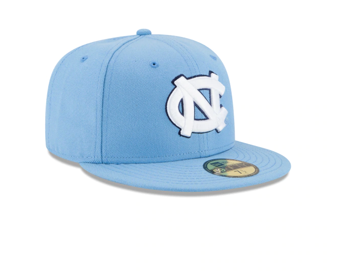 Mens North Carolina Tar Heels New Era Carolina Blue Basic 59FIFTY Fitted Hat