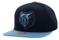 Men's Memphis Grizzlies Mitchell & Ness Core Basic Adjustable Snapback Hat