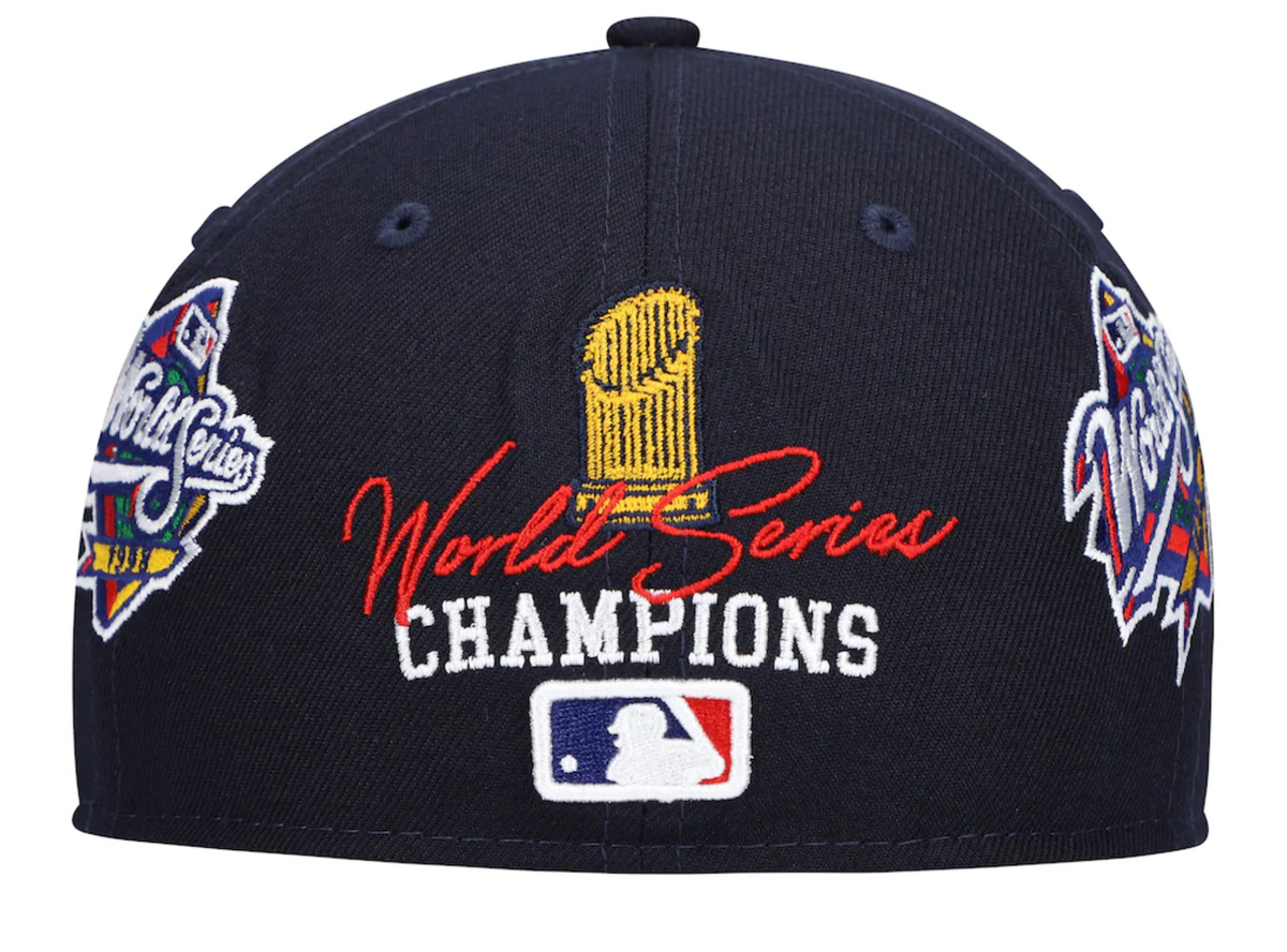 New York Yankees 27 Time World Series Champions Edition Navy New Era 59FIFTY Fitted Hat