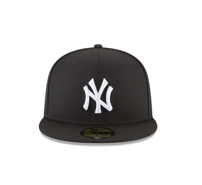New York Yankees Black and White 59Fifty Fitted Hat