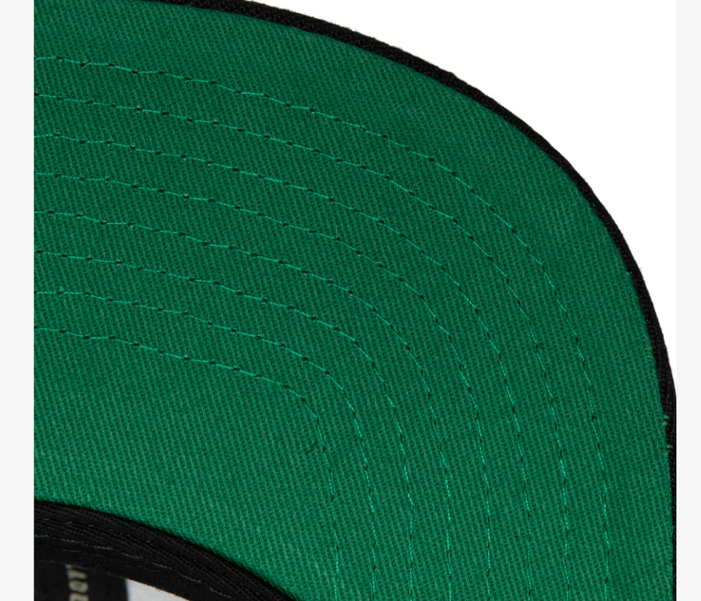 Philadelphia 76ers Black Ground 2.0 Snapback Hat By Mitchell And Ness