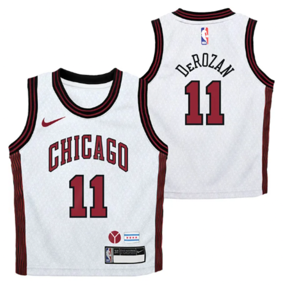 Toddler DeMar DeRozan Chicago Bulls 2022-23 City Edition Nike Replica Jersey